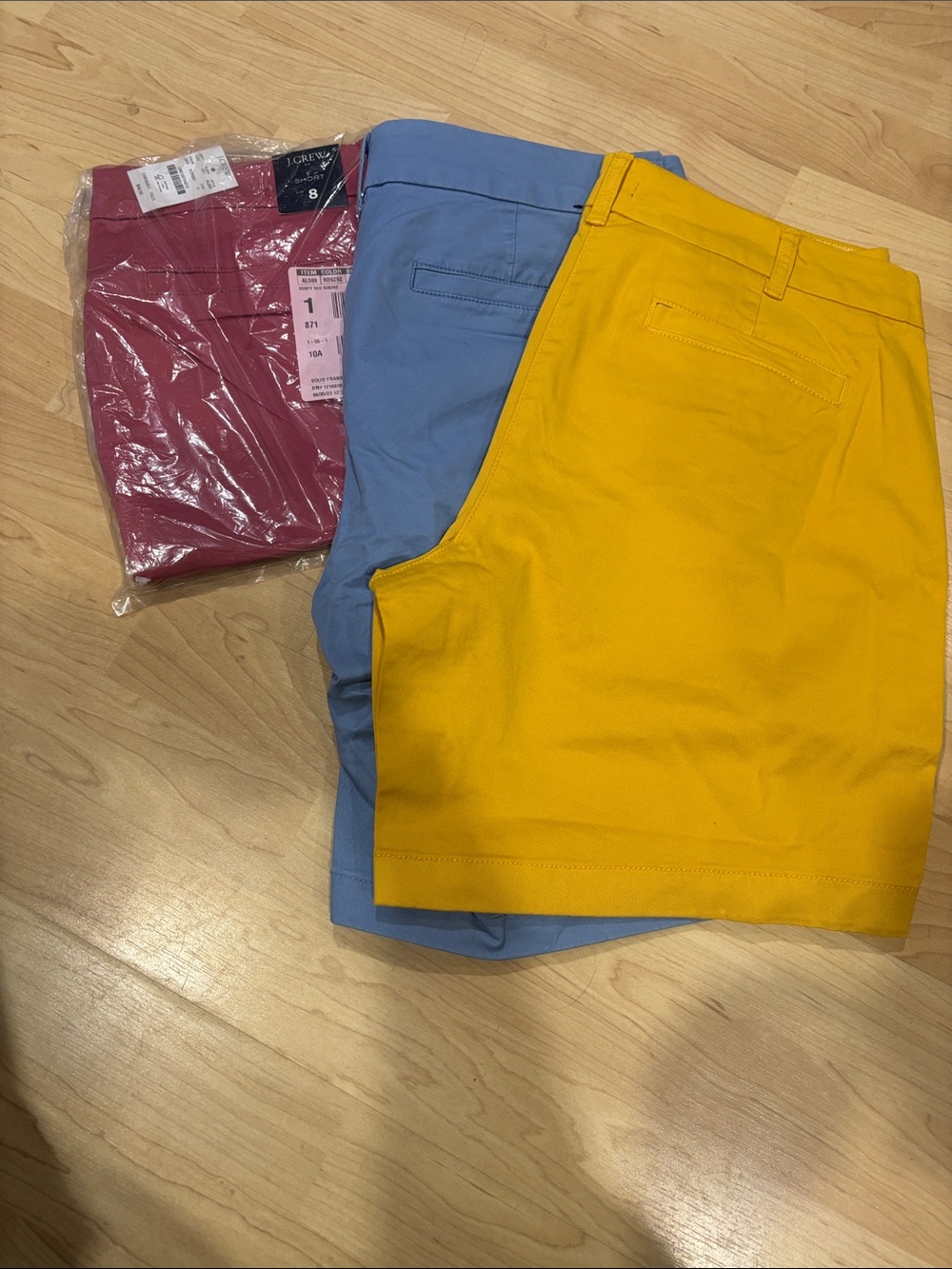 J crew Bermuda shorts women Yellow, blue and roseStretch Chino Shorts - J. Crew